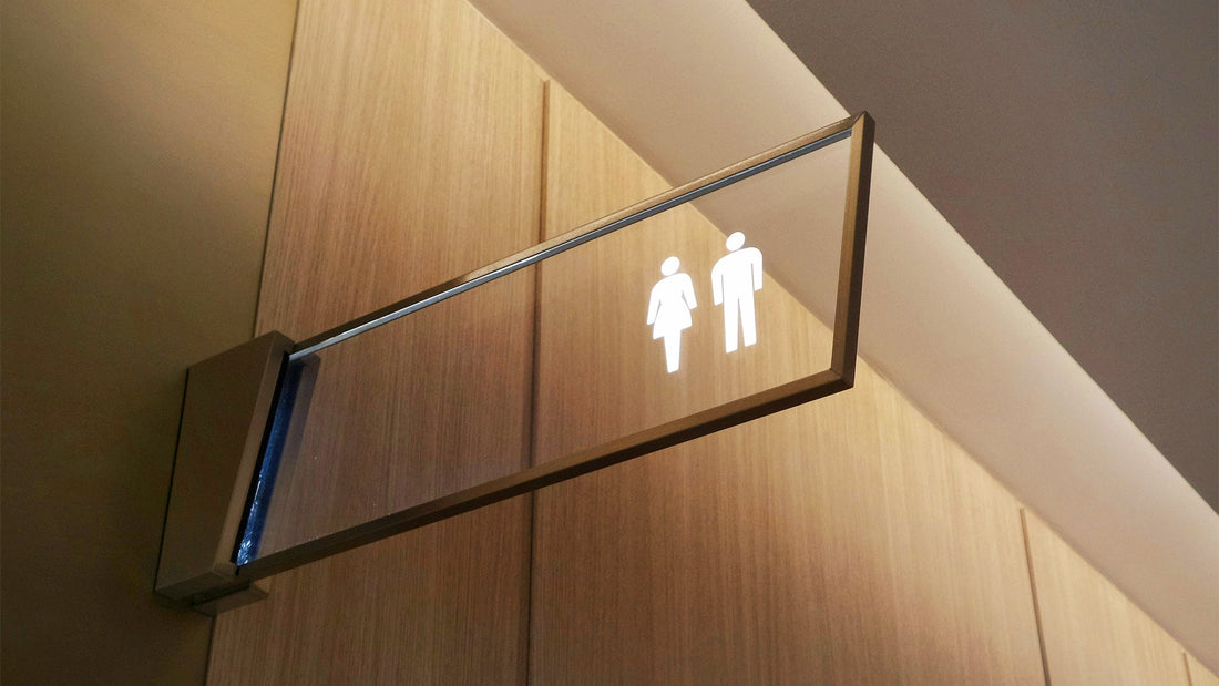 Affichage des WC homme et femme