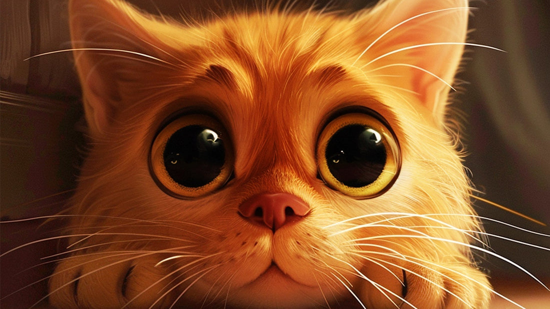 Chat faisant une tête mignonne 