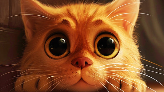 Chat faisant une tête mignonne 