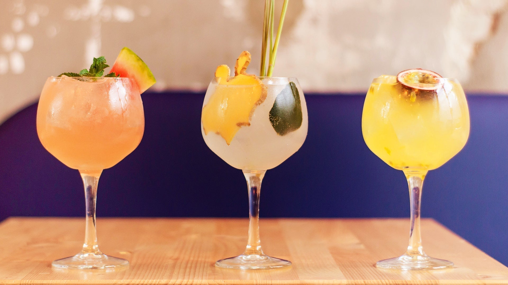 Image de trois cocktails  