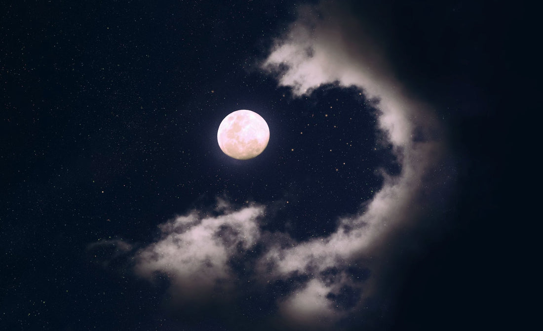 Pleine lune de nuit